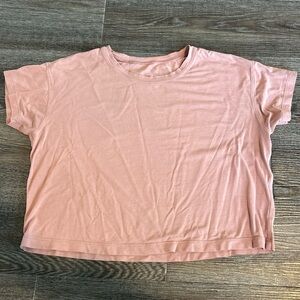 lululemon athletica Soft Pink Short Sleeve Tee
